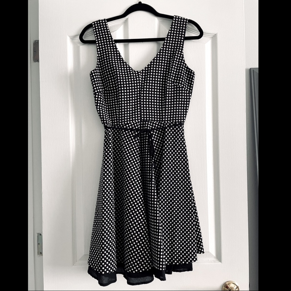 Ark & Co Polka Dot Mini Dress Size Small